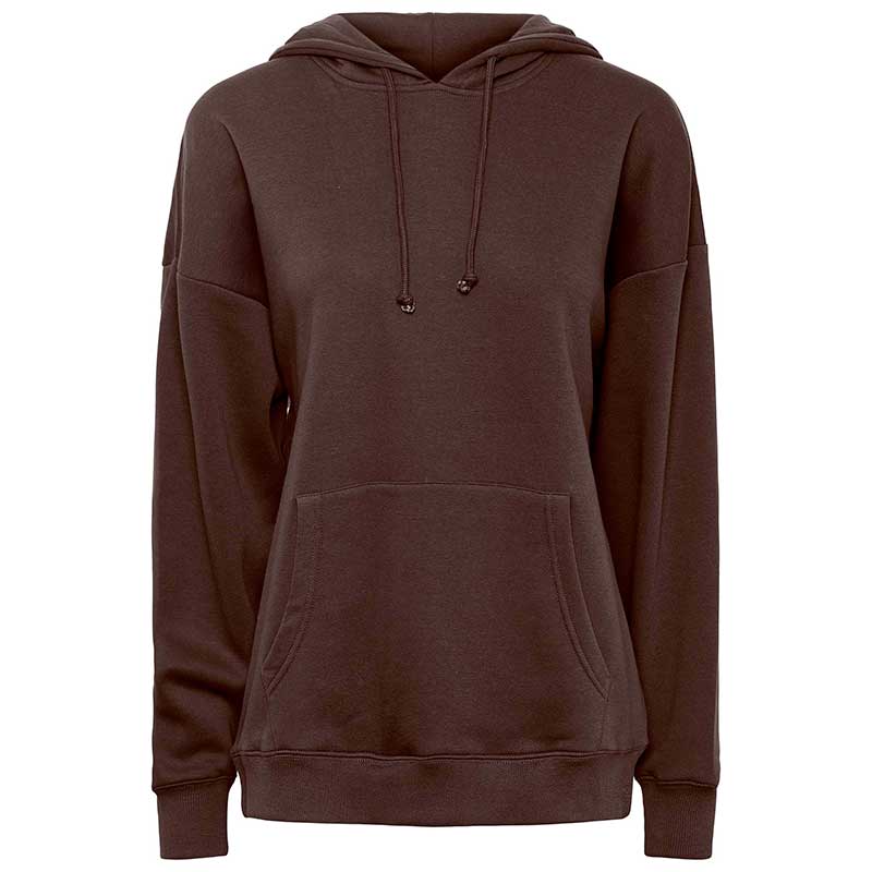 PIECES PCCHILLI LS OVERSIZED HOODIE NOOS BC BRUN - J BY J Fashion