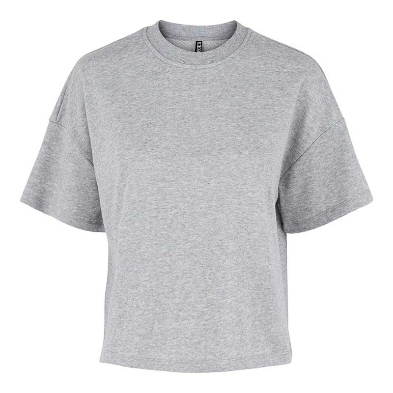 PIECES PCCHILLI SUMMER 2/3 LOOSE SWEAT BLUSE GRÅ