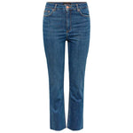 PIECES PCDELLY STRAIGHT HW JEANS CR NOOS BC BLÅ