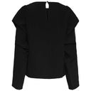 PIECES PCDORITA LS TOP D2D SORT - J BY J Fashion