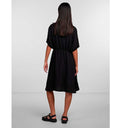 PIECES PCFLORE SS O NECK KJOLE SORT - J BY J Fashion