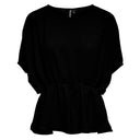 PIECES PCFLORE SS O NECK TOP SORT - J BY J Fashion