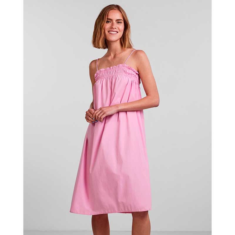 PIECES PCJULIANA STRAP DRESS D2D LYSERØD