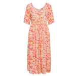 PIECES PCKALANI 2/4 MIDI DRESS BC PEACH