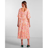 PIECES PCKALANI 2/4 MIDI DRESS BC PEACH