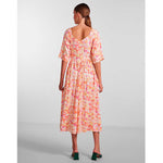 PIECES PCKALANI 2/4 MIDI DRESS BC PEACH