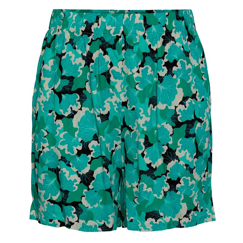 PIECES PCKASEY HW SHORTS GRØN-fra-PIECES-hos-J BY J Fashion