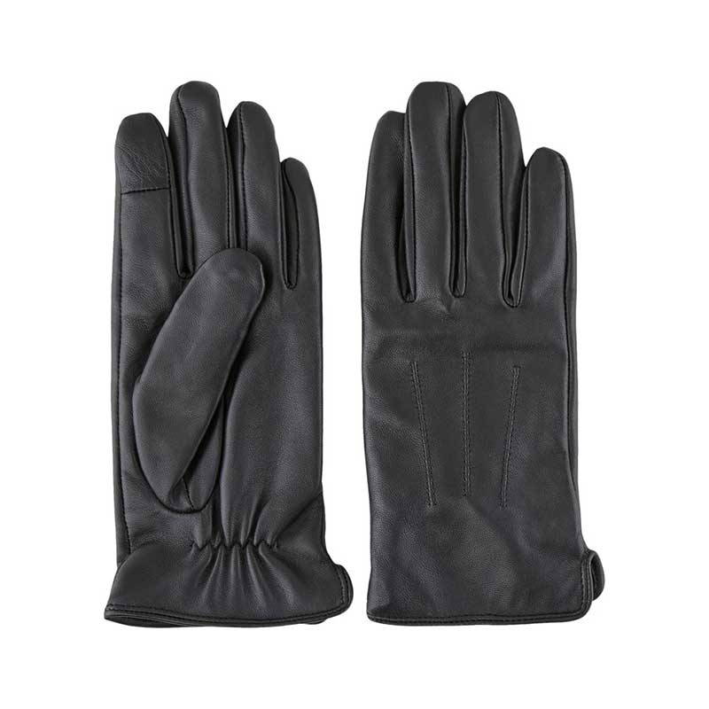 PIECES PCNELLIE LEATHER SMART GLOVE NOOS SORT - J BY J Fashion