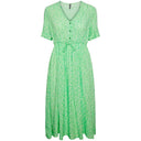 PIECES PCNYA SS MIDI DRESS BF BC LYSEGRØN - J BY J Fashion