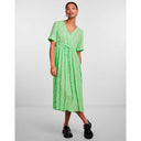 PIECES PCNYA SS MIDI DRESS BF BC LYSEGRØN - J BY J Fashion