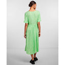 PIECES PCNYA SS MIDI DRESS BF BC LYSEGRØN - J BY J Fashion