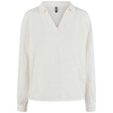 PIECES PCSTINA LS TOP BC HVID - J BY J Fashion