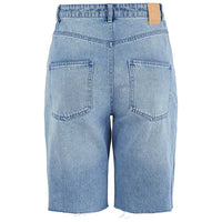 PIECES PCVIA HW MOM SHORTS BLÅ - J BY J Fashion