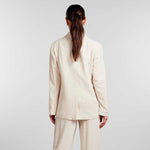 PIECES PCVINSTTY LINEN BLAZER SAND