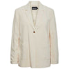 PIECES PCVINSTTY LINEN BLAZER SAND