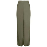 PIECES PCVINSTY HW LINEN WIDE PANTS ARMY