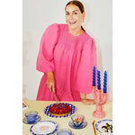 PIECES X DITTE ESTRUP PCTULLE 7/8 DRESS D2D PINK