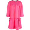 PIECES X DITTE ESTRUP PCTULLE 7/8 DRESS D2D PINK