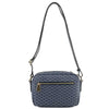 POURCHET PARIS 89040 COATED CANVAS BAG NAVY