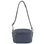 POURCHET PARIS 89040 COATED CANVAS BAG NAVY