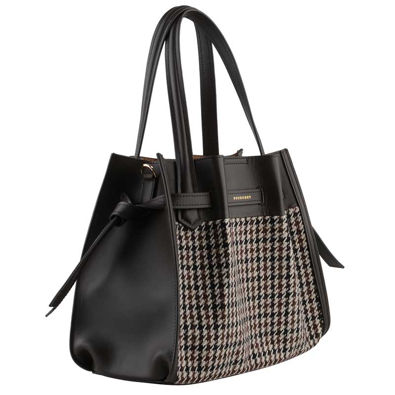 POURCHET PARIS BLOSSOM MEDIUM MØRKEBRUN-fra-POURCHET PARIS-hos-J BY J Fashion