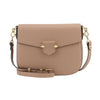 POURCHET PARIS SÉVRES LARGE FLAP BAG SAND