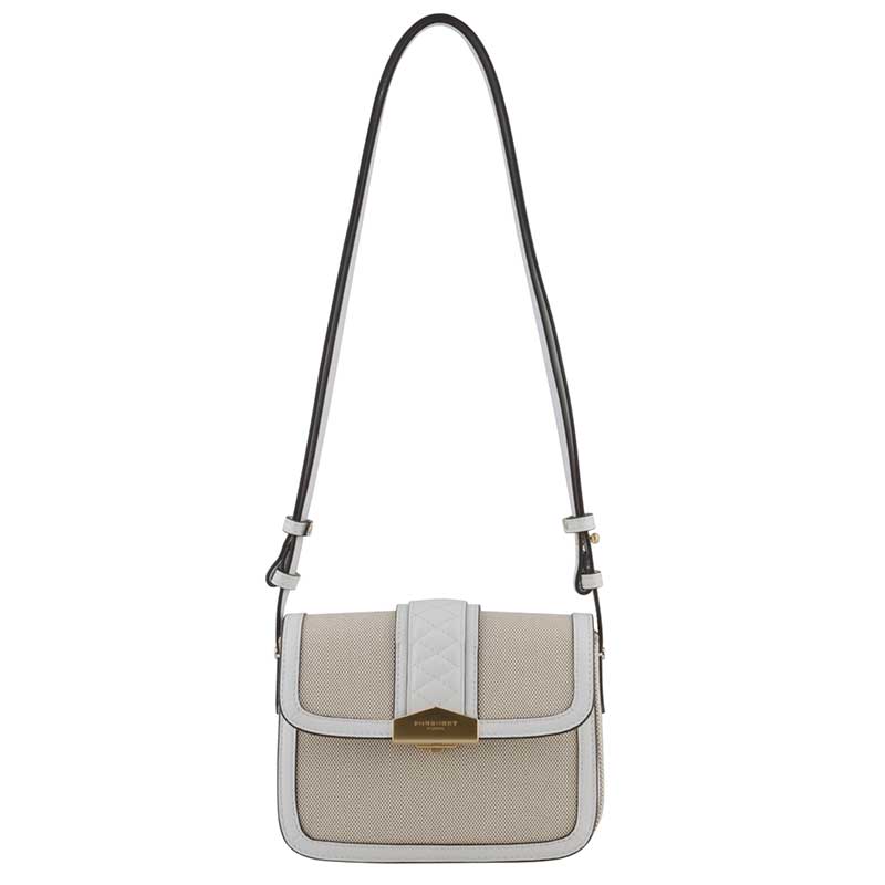 POURCHET PARIS STEPPE COTTON CANVAS CROSS BODY BAG SMALL SAND-fra-POURCHET PARIS-hos-J BY J Fashion