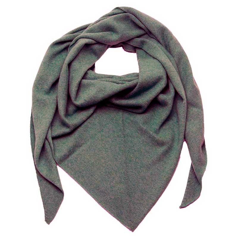 ROSAS L-11 TRIANGLE SCARF CASHMERE ARMY - J BY J Fashion