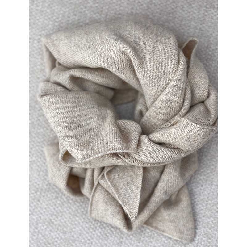 ROSAS R-22 CASHMERE SMALL SCARF SAND