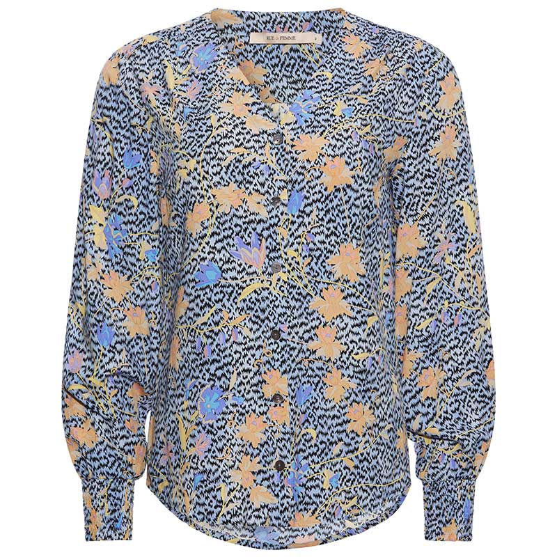 RUE DE FEMME NEW ROSSA SHIRT LYSEBLÅ-J BY J Fashion