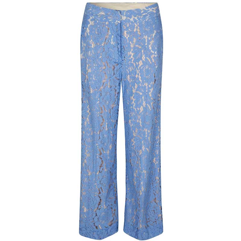 SECOND FEMALE HALLY TROUSERS BLÅ - J BY J Fashion
