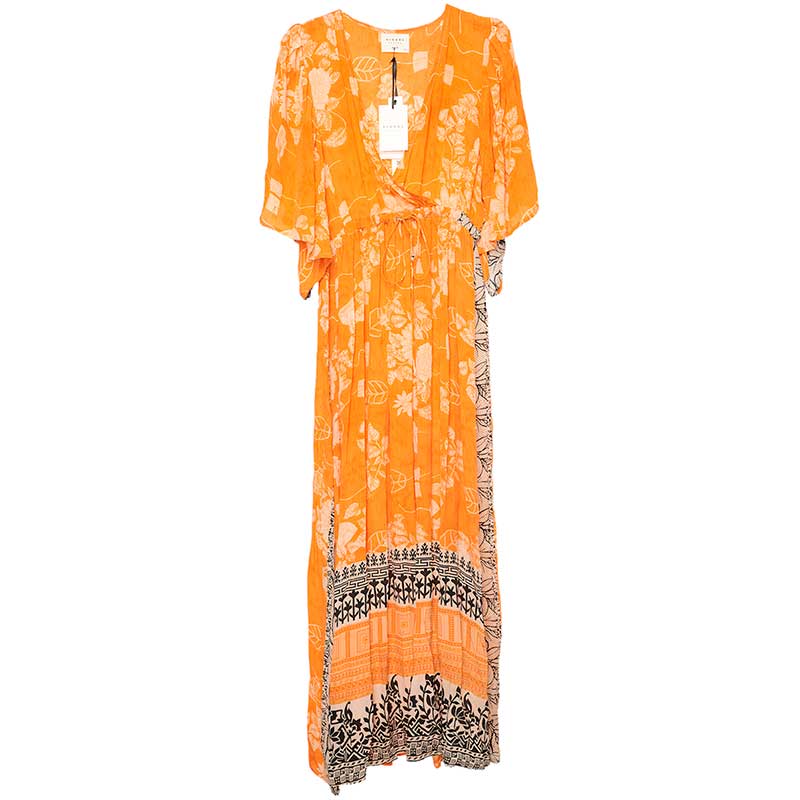 SISSEL EDELBO BELINDA SILK DRESS 221 ORANGE
