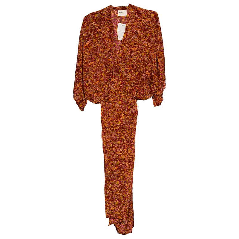 SISSEL EDELBO JUNO DRESS 324 BORDEAUX