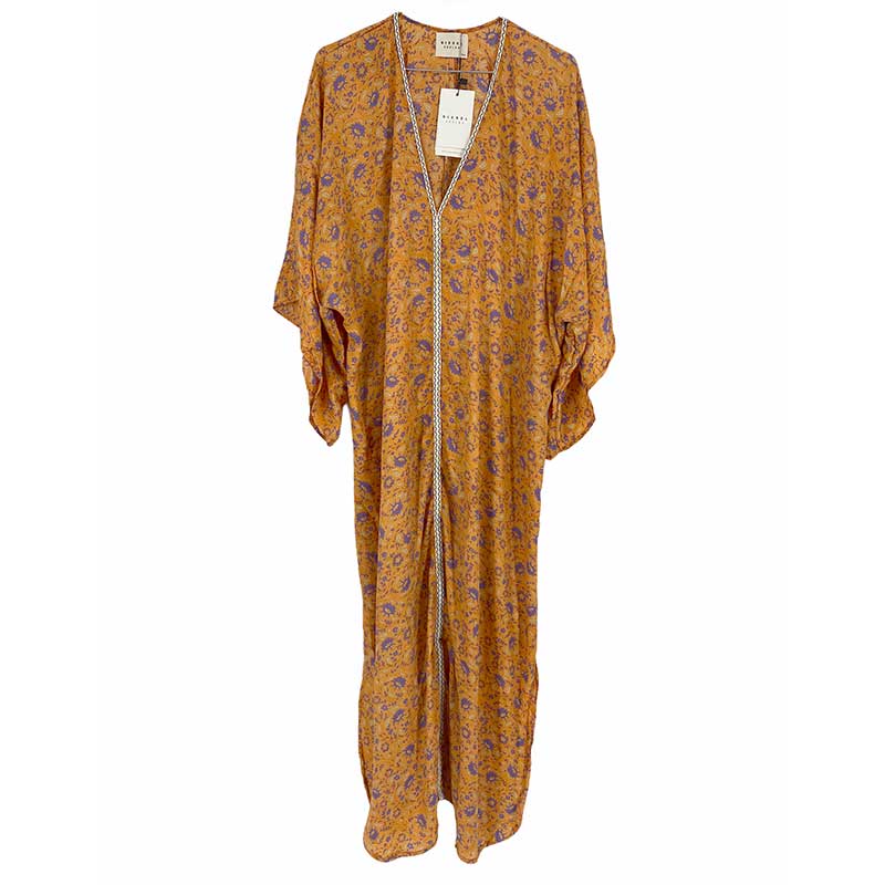 SISSEL EDELBO STORMCHILD CAFTAN DRESS ORANGE