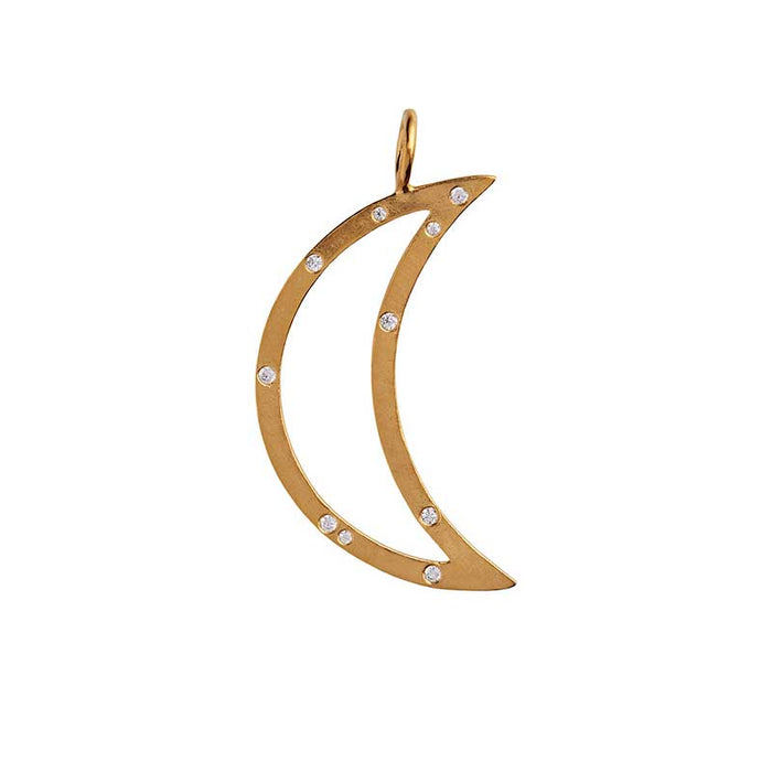 STINE A BELLA MOON WITH STONES PENDANT GULD-fra-STINE A-hos-J BY J Fashion