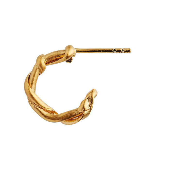STINE A BOUCLE CREOL EARRING GULD-fra-STINE A-hos-J BY J Fashion
