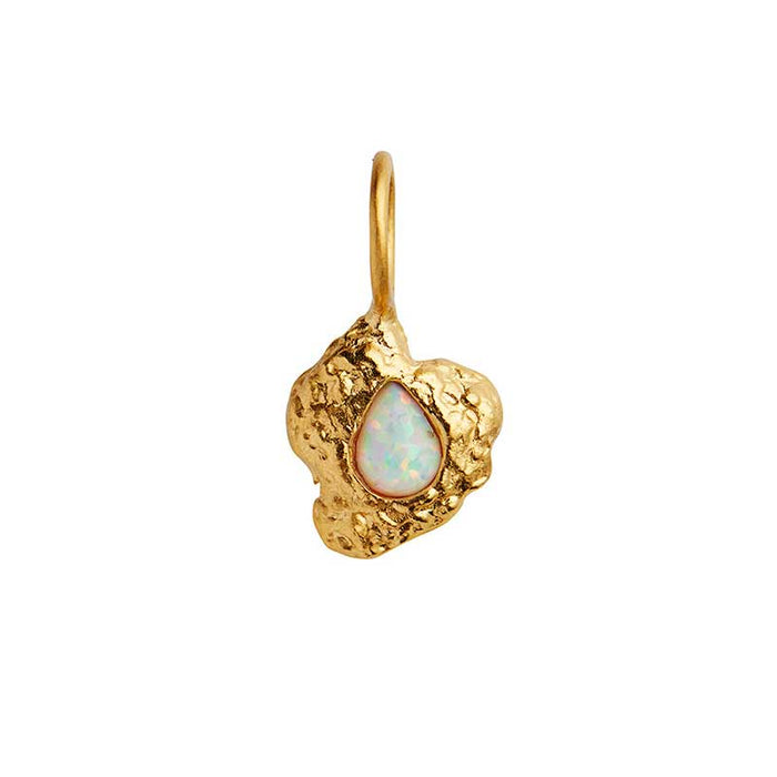 STINE A OCEAN GLIMPSE PENDANT WITH OPAL GULD - J BY J Fashion