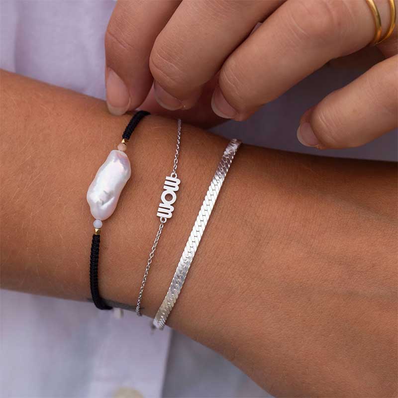 STINE A WOW MOM BRACELET SØLV