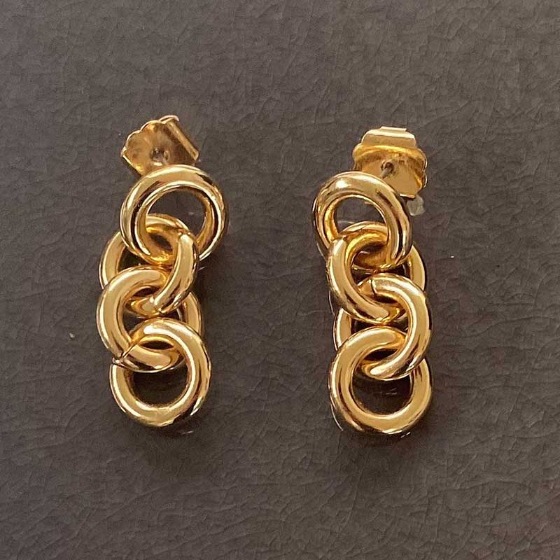 FEDERICA TOSI LAUREN EARRINGS GULD