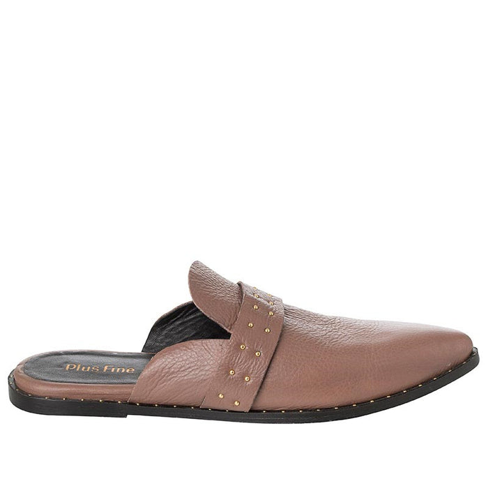 FINE KEA SLIPPERS BRUN-fra-FINE CPH-hos-J BY J Fashion