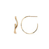 STINE A LOVE WAVE CREOL EARRING GULD