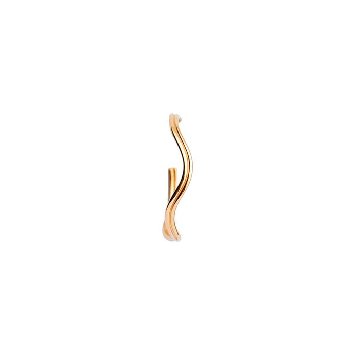 STINE A LOVE WAVE CREOL EARRING GULD