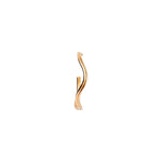 STINE A LOVE WAVE CREOL EARRING GULD
