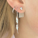 STINE A TRES PETIT LA MER EARRING SØLV - J BY J Fashion